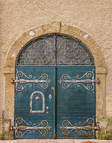 Old door in the city