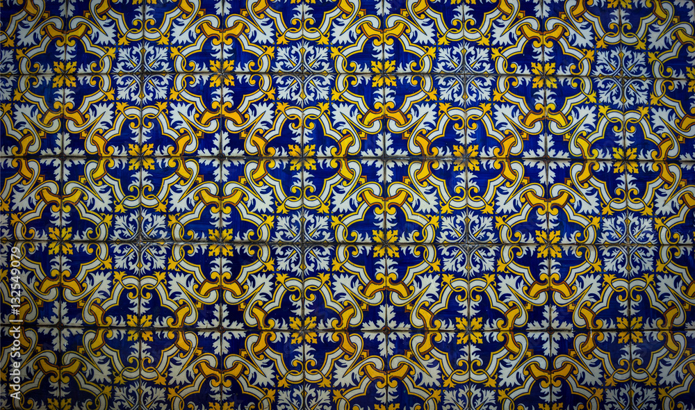 Ceramic tiles patterns from Azulejos
