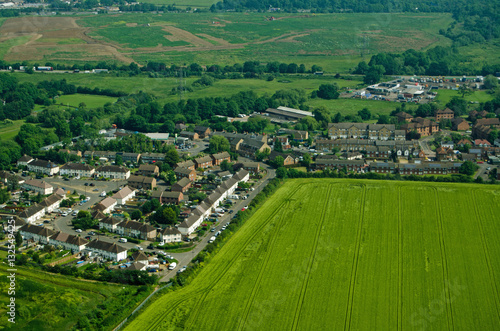 Colnbrook village, Aerial View