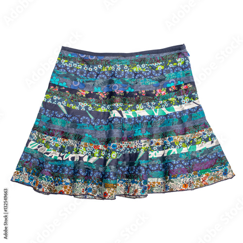 Colorful indian style skirt