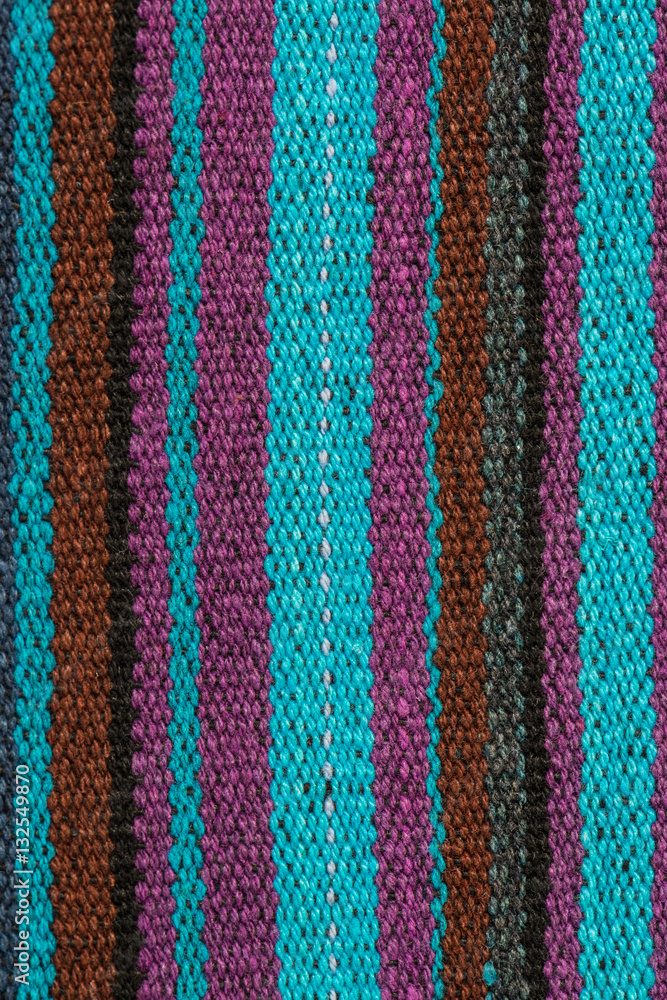 Multi color fabric texture