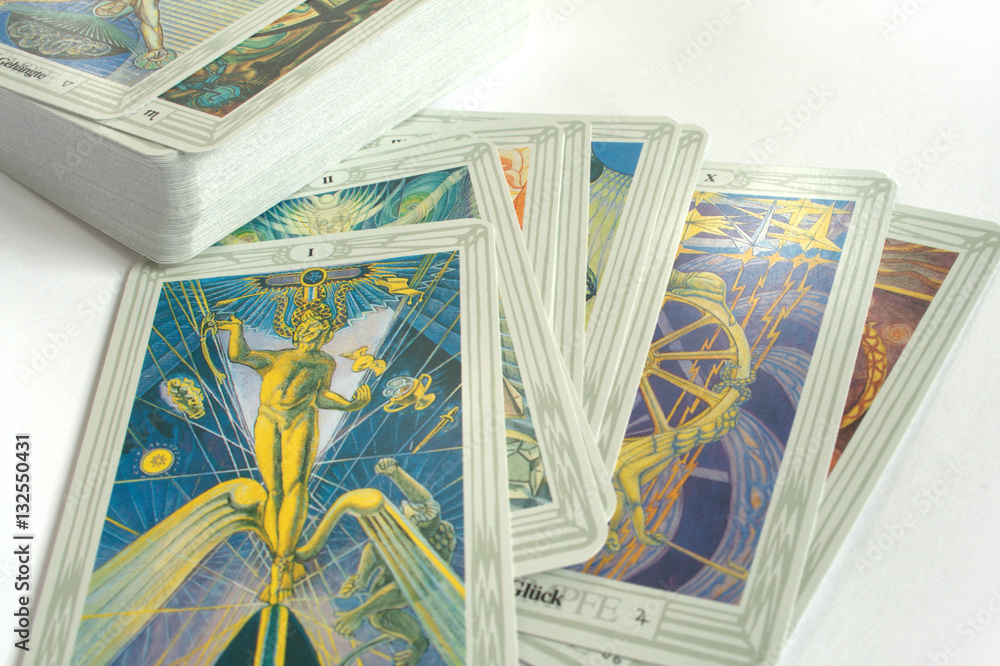 Aleister Crowley's Thoth Tarot cards Stock Photo | Adobe Stock