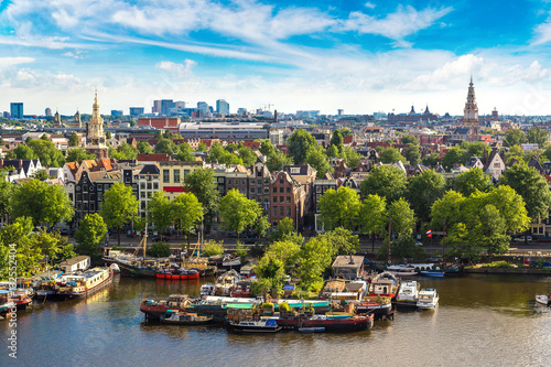 Photography Panoramic view of Amsterdam