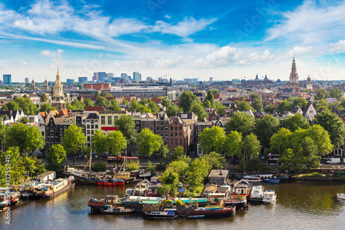 Photography Panoramic view of Amsterdam