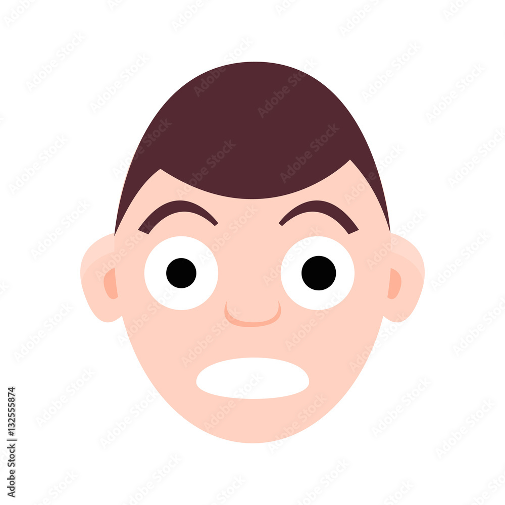 Cute child emotion, faces, kid icon avatar Cute child emotion, faces, kid icon avatar