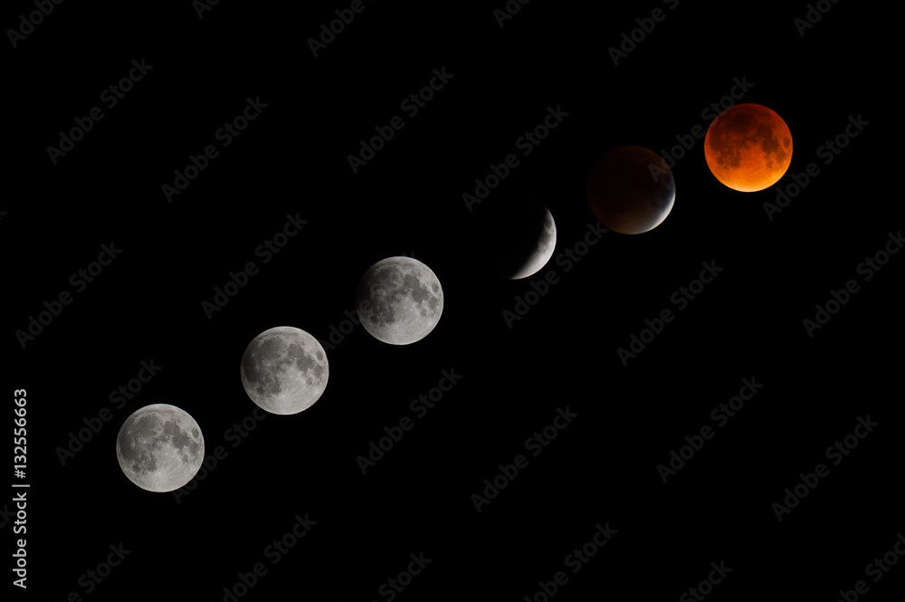 Obraz premium Yet another moon esclipse