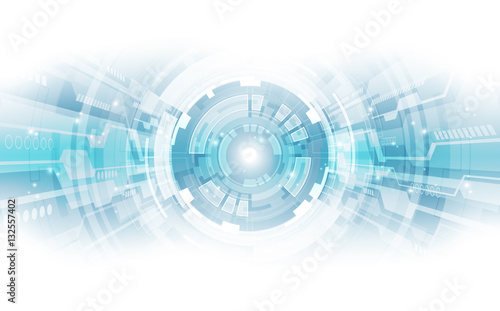 Abstract technology concept background, vector illustration