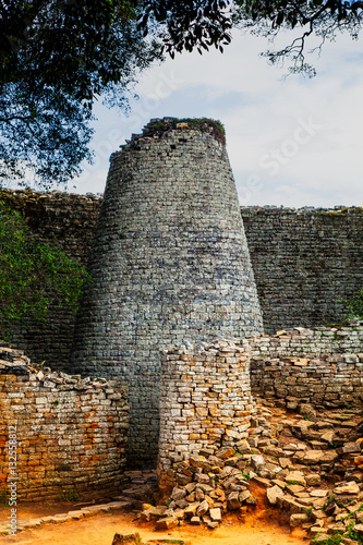 Photography Main Tower & Wall at Great Zimbabwe in the Main Enclosure