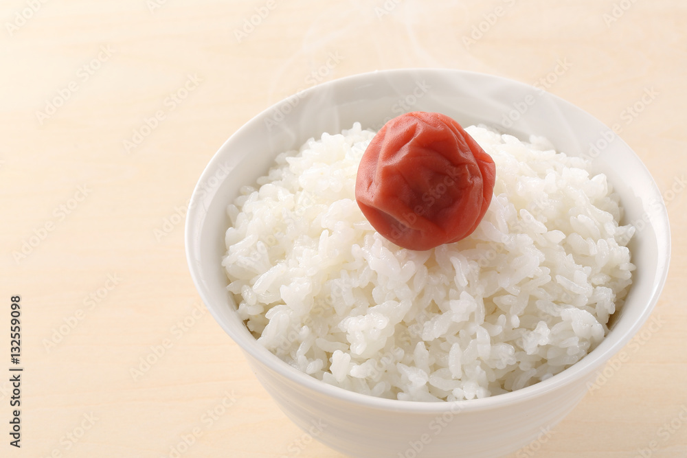 ごはんと梅干し ごはんと梅干し