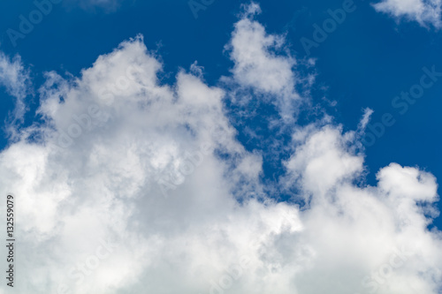 blue sky with cloud closeup © apidachjsw