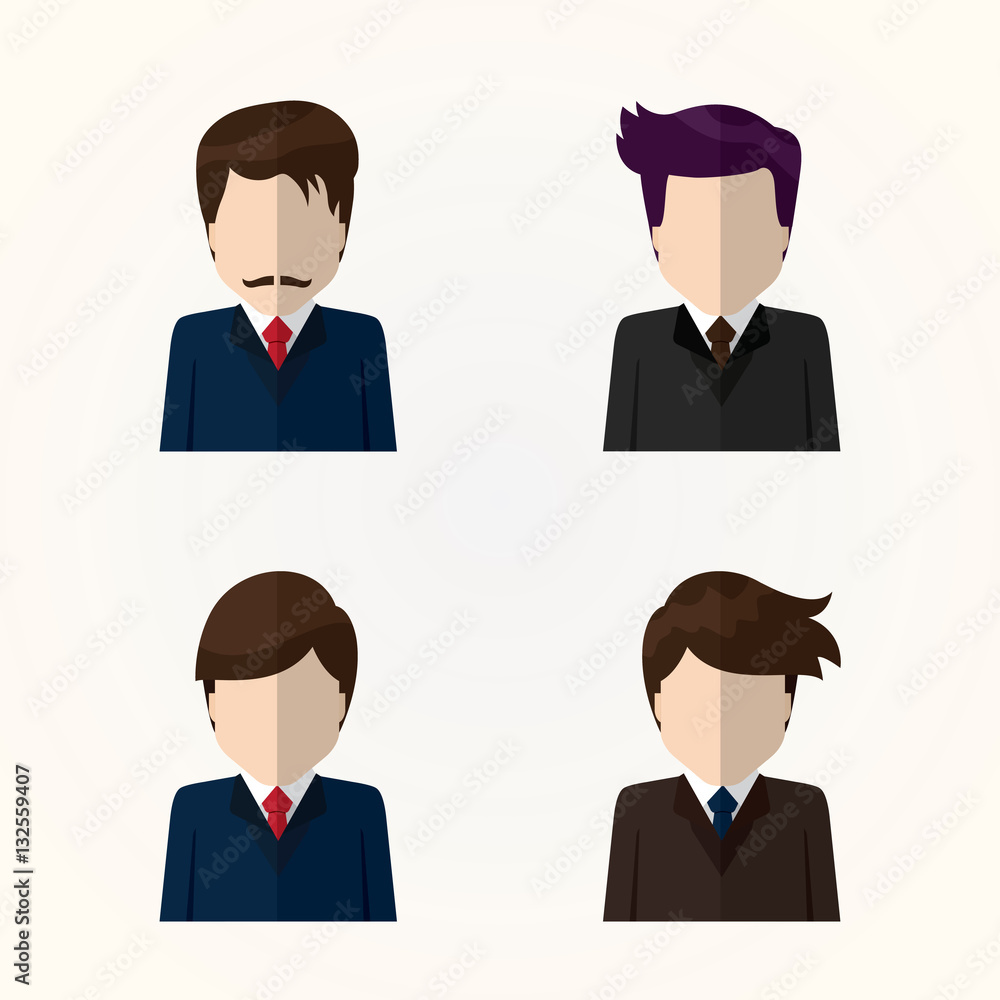 Business people Flat icons. nfo-graphic inspire to drive your business project. Vector illustration. Business people Flat icons. nfo-graphic inspire to drive your business project. Vector illustration.