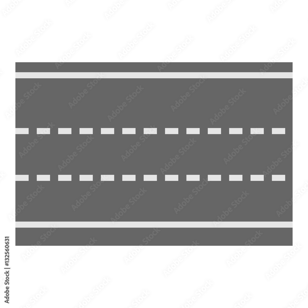 Highway icon, cartoon style Highway icon, cartoon style