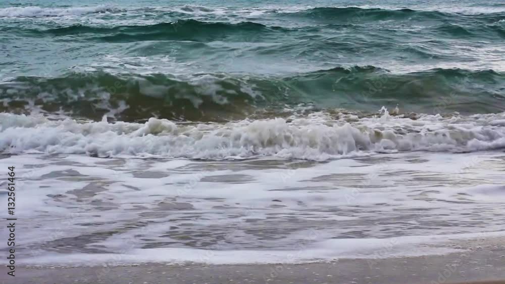 waves in the sandy beach waves in the sandy beach