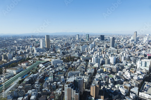 東京都市風景 中目黒 渋谷 代官山 祐天寺 三軒茶屋 眺望 世田谷区 目黒区