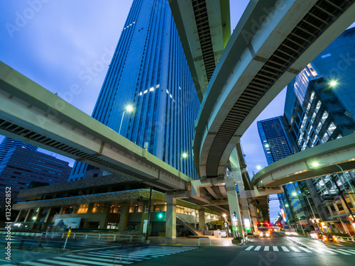 Photography Junction in Japan Night view