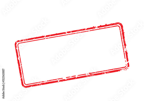 Vector illustration frame of rubber stamp