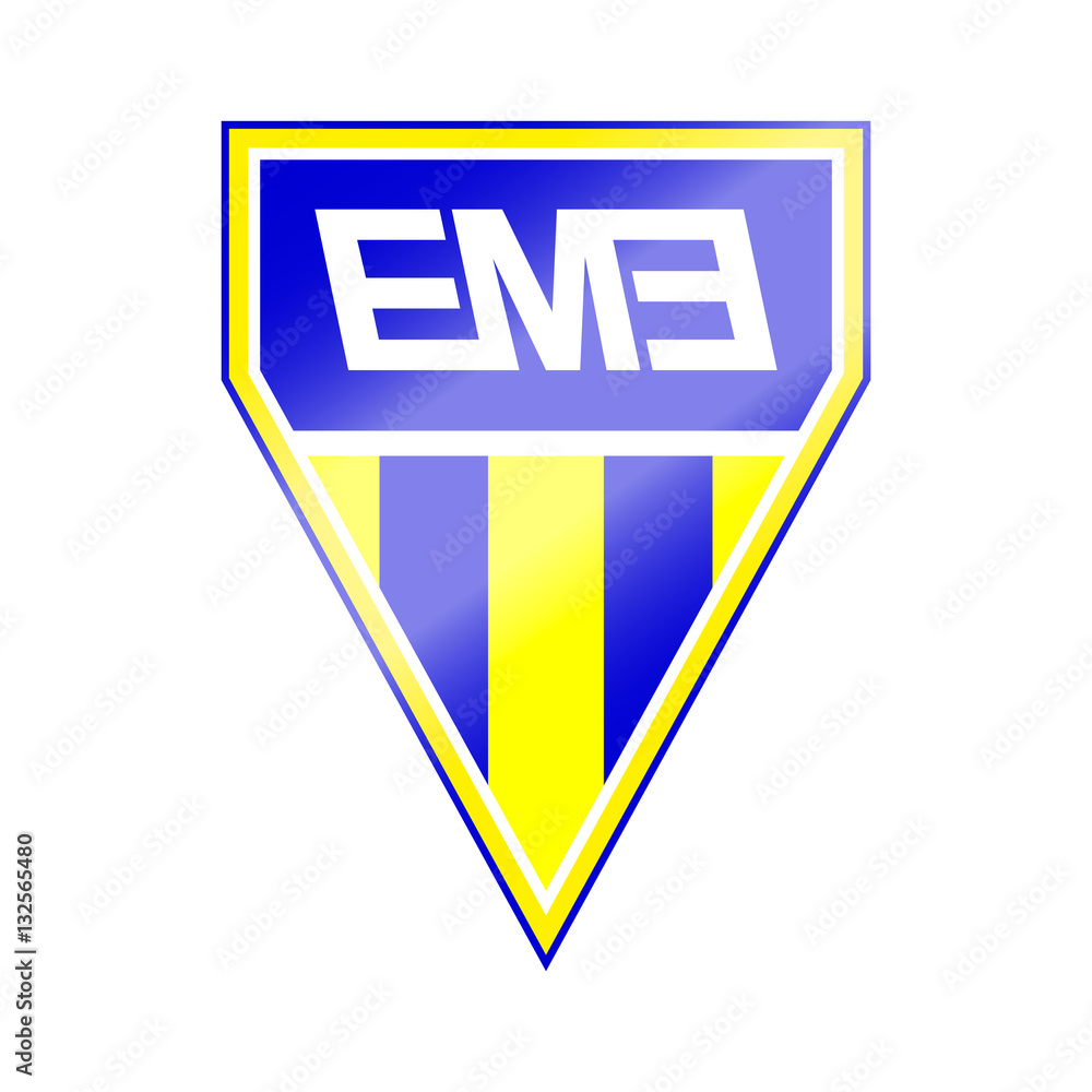 Football team logo. The name and color - fictitious, Here can be name of your team. Football team logo. The name and color - fictitious, Here can be name of your team.