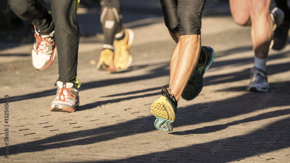 Fototapeta premium Marathonläufer