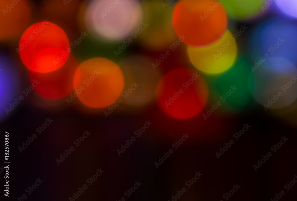 Fototapeta premium Colorful background with defocused lights