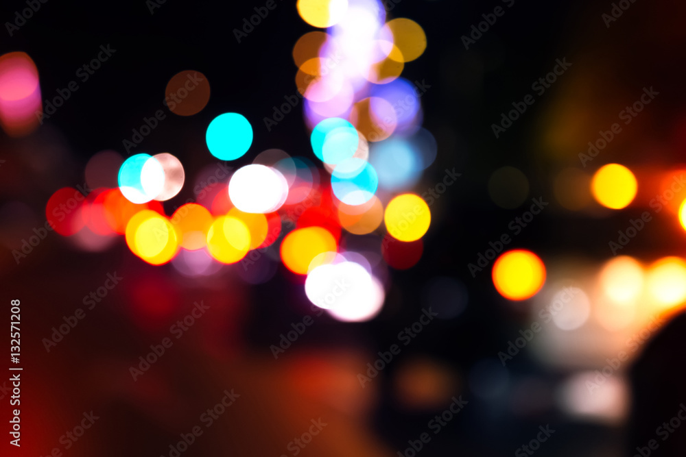 Bokeh traffic light background. Bokeh traffic light background.