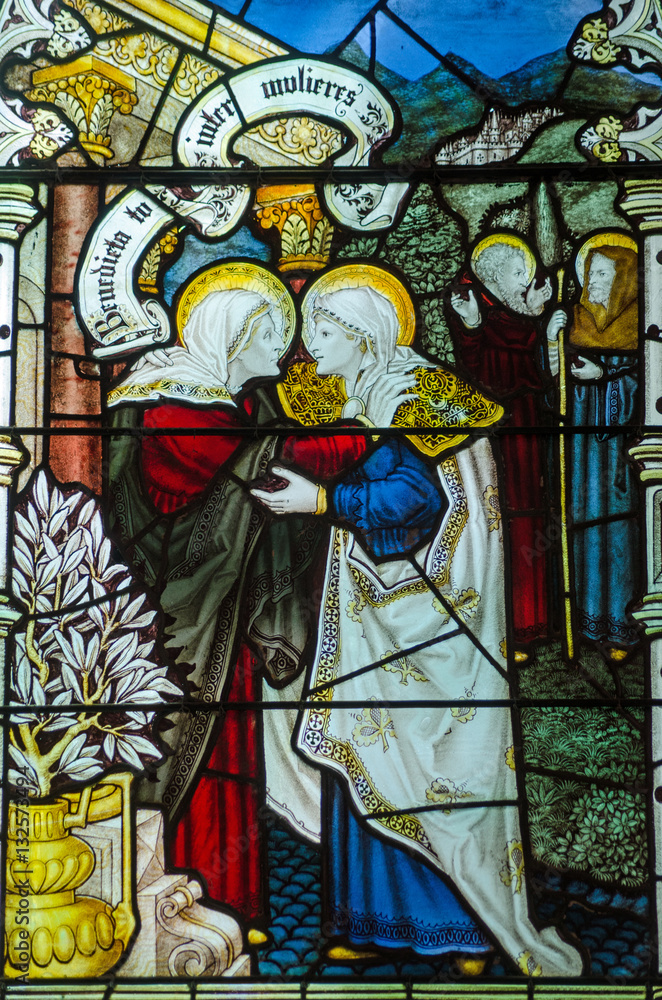 Saints Mary and Martha, Stained Glass Window