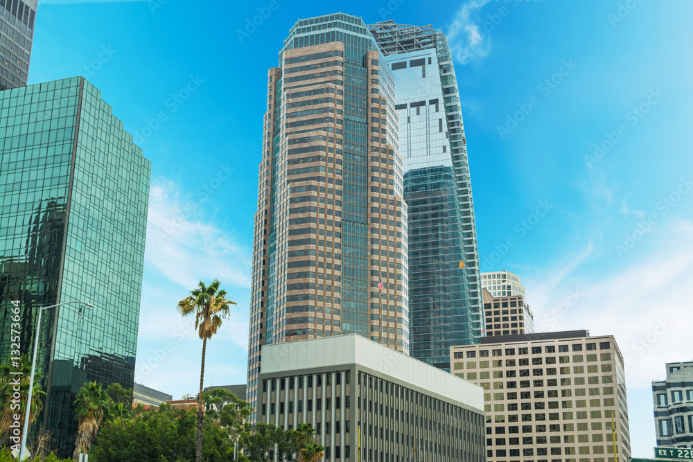 Skyscrapers in downtown L.A. Skyscrapers in downtown L.A.
