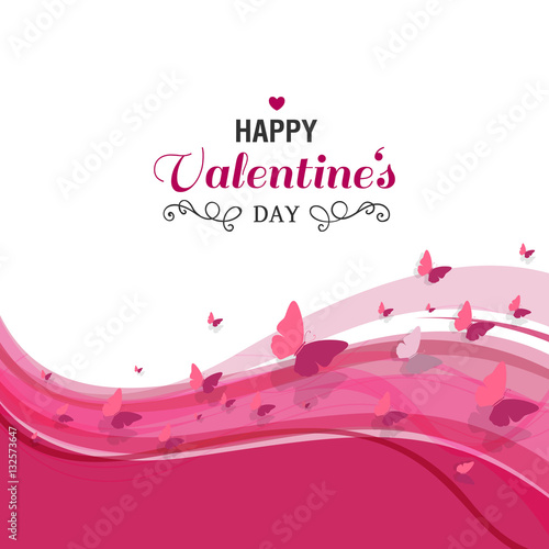Vector Illustration of a Happy Valentines Day Design