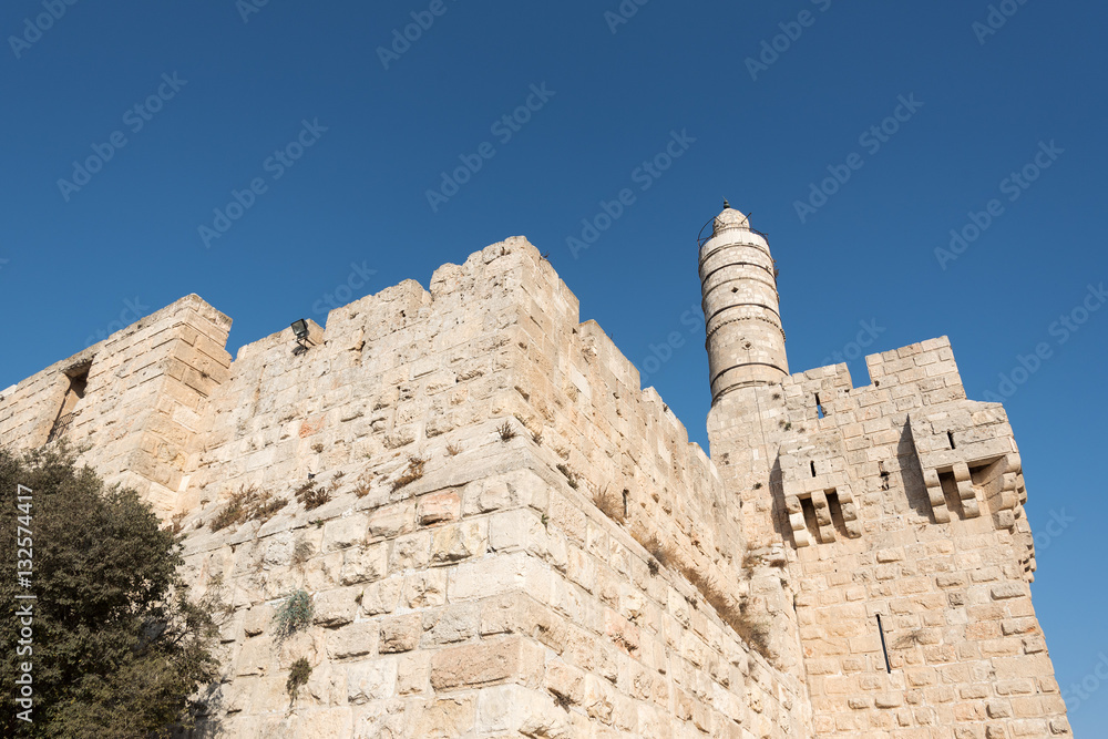 Jerusalem old city walls, Israel.