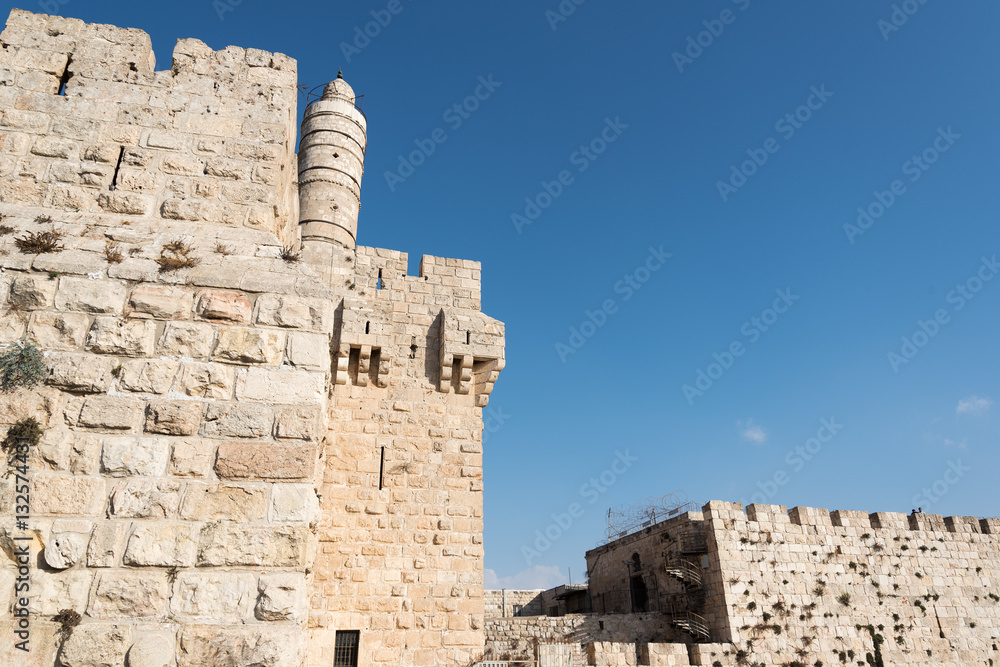 Jerusalem old city walls, Israel.