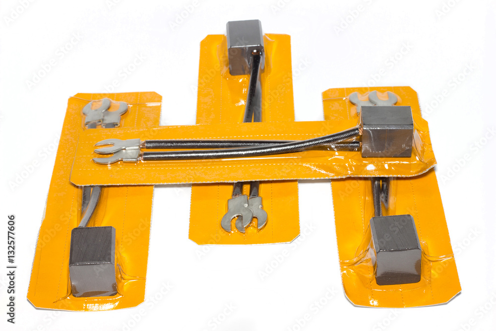Carbon brush in moter for industry. Carbon brush in moter for industry.