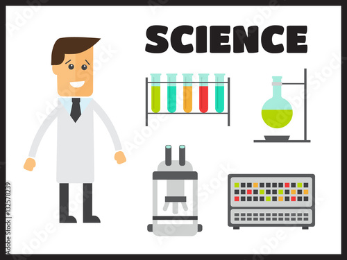 Chemistry infographics template