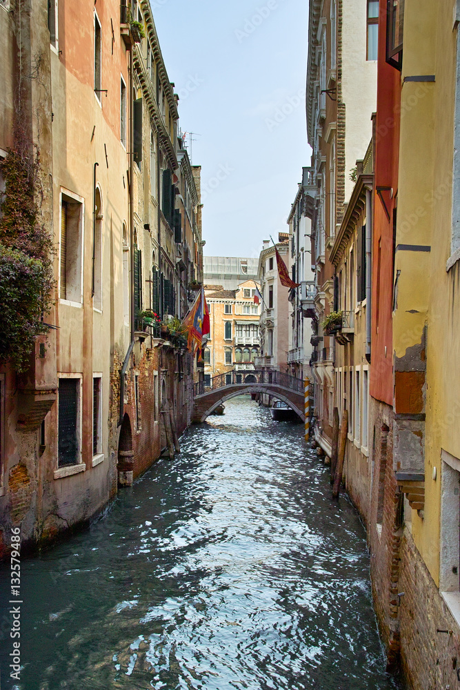 Canale a Venezia. Veduta