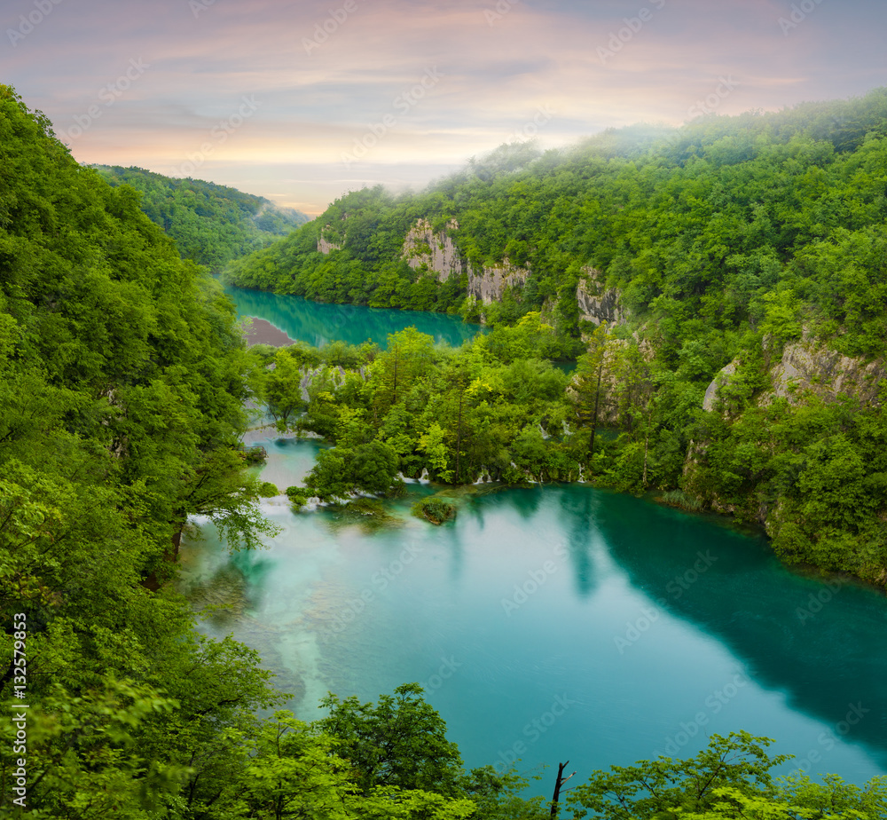 waterfalls of Plitvice lakes national park