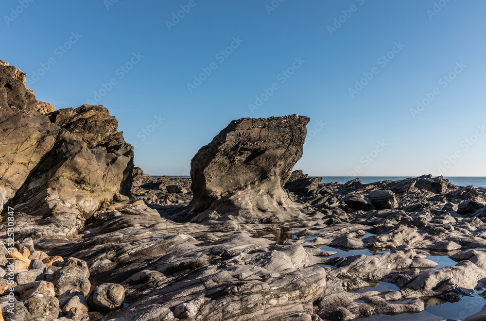 Formation rocheuse à la pointe du Payré (Vendée, France)