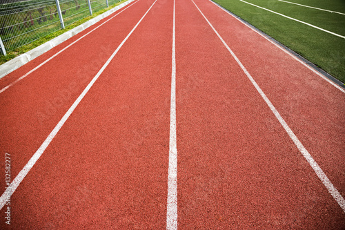 Red running lanes