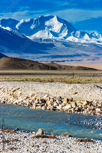 Mount Everest from the Tibetan side