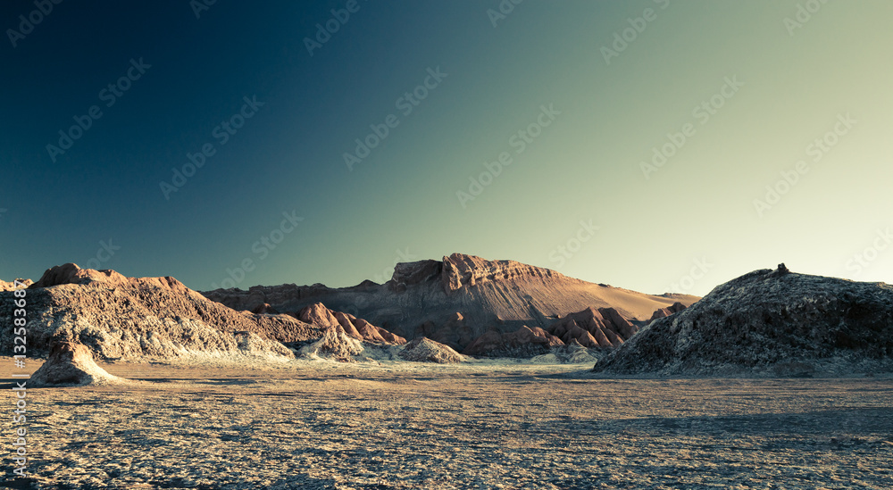 Dünenlandschaft in der Atacama Wüste / Chile