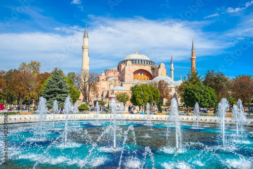 Hagia Sophia mosque, Istanbul, Turkey.