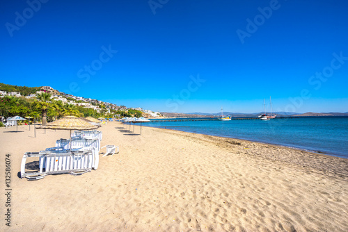 Obraz na płótnie Camel Beach in Bitez, Bodrum, Turkey w salonie
