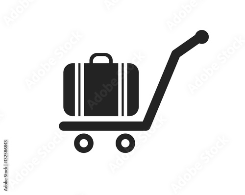 cart icon luggage