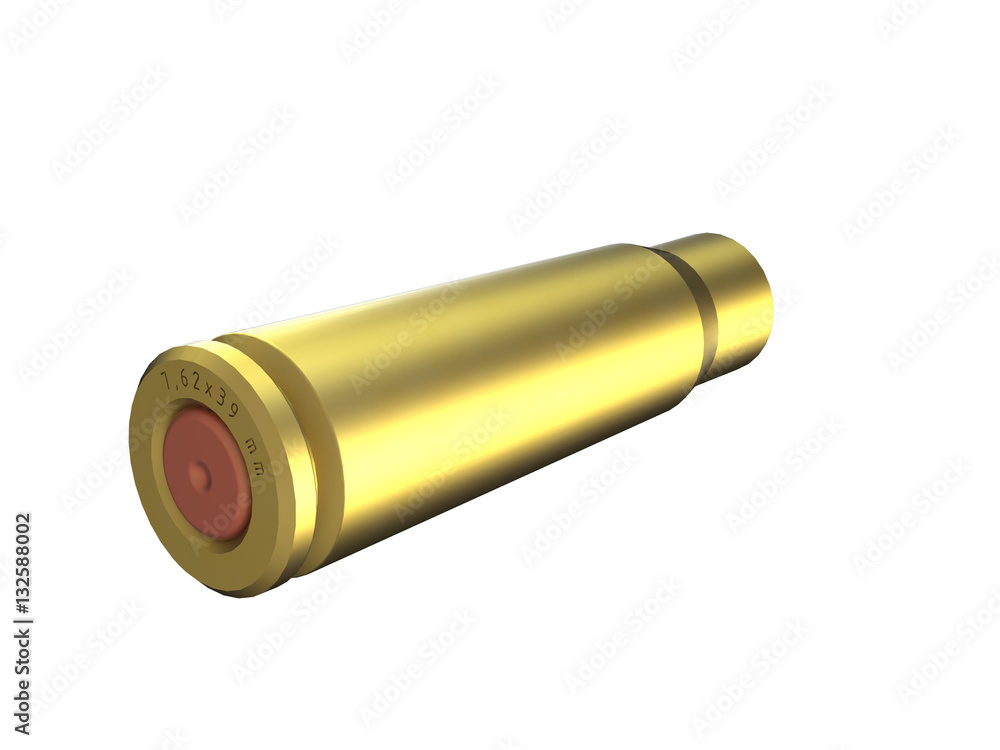 Cartridge of the AK-47 - Bullet 7.62x39mm (3D model) Cartridge of the AK-47 - Bullet 7.62x39mm (3D model)