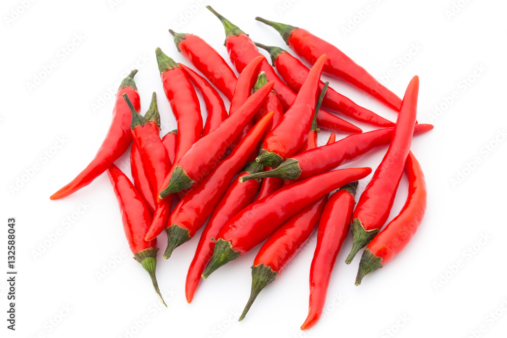 Chili pepper on the white background. Chili pepper on the white background.