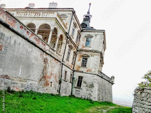 Pidhirtsi Castle. Right Side Moat View