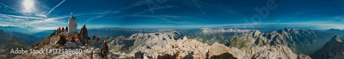 Fotografia panorama from Slovenian highest peak