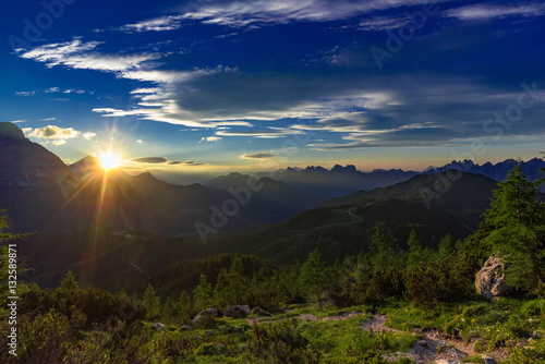 sunrise in the Dolomites © janez