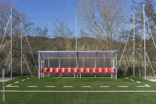 Panchina campo sintetico