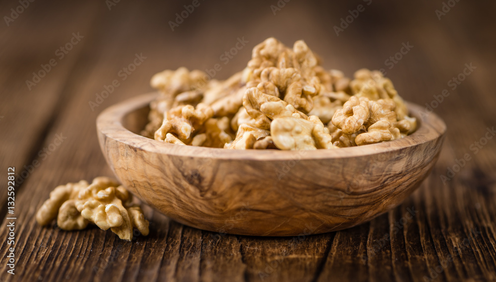 Portion of Walnut kernels Portion of Walnut kernels