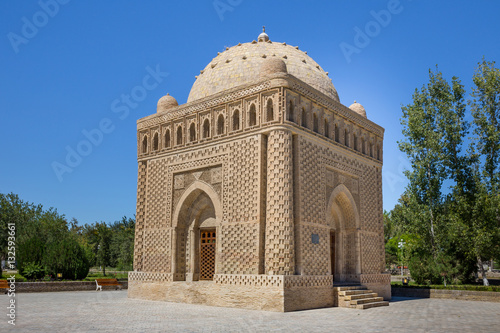 Ismail Samani Mausoleum in Bukhara, Uzbekistan