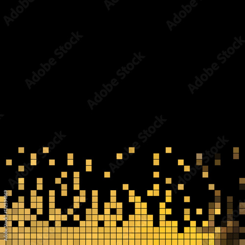 abstract vector square pixel mosaic background