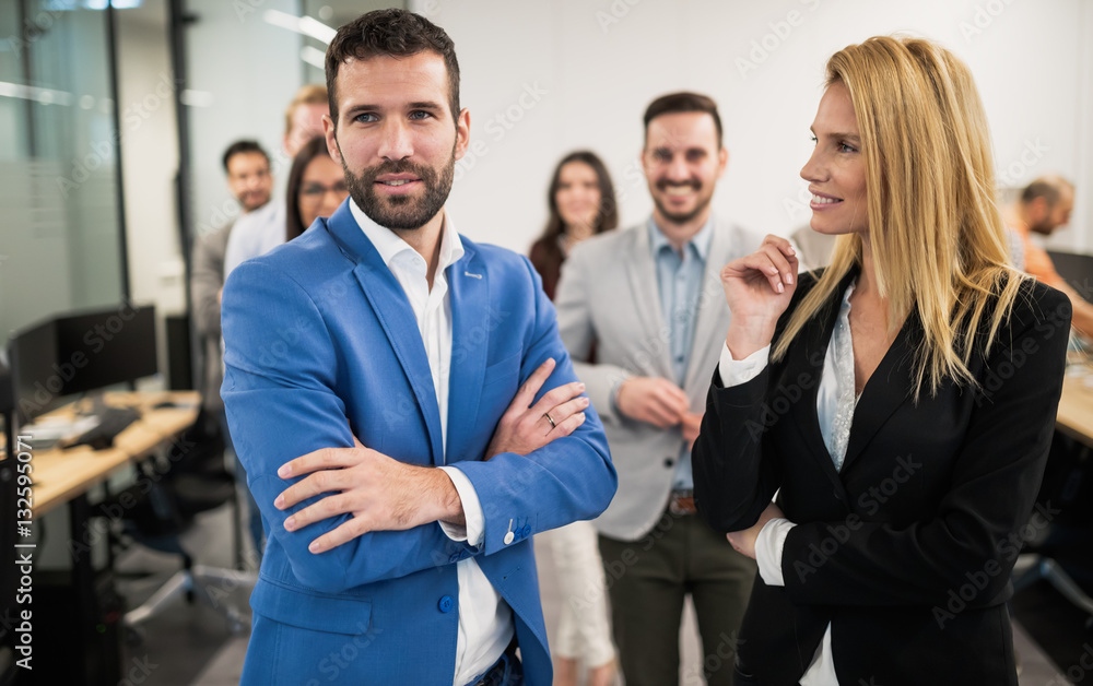 Group of happy business people Group of happy business people